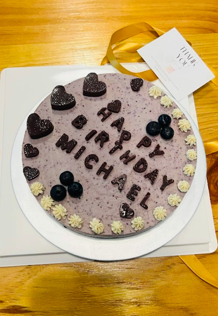 Blueberry Mousse Cake