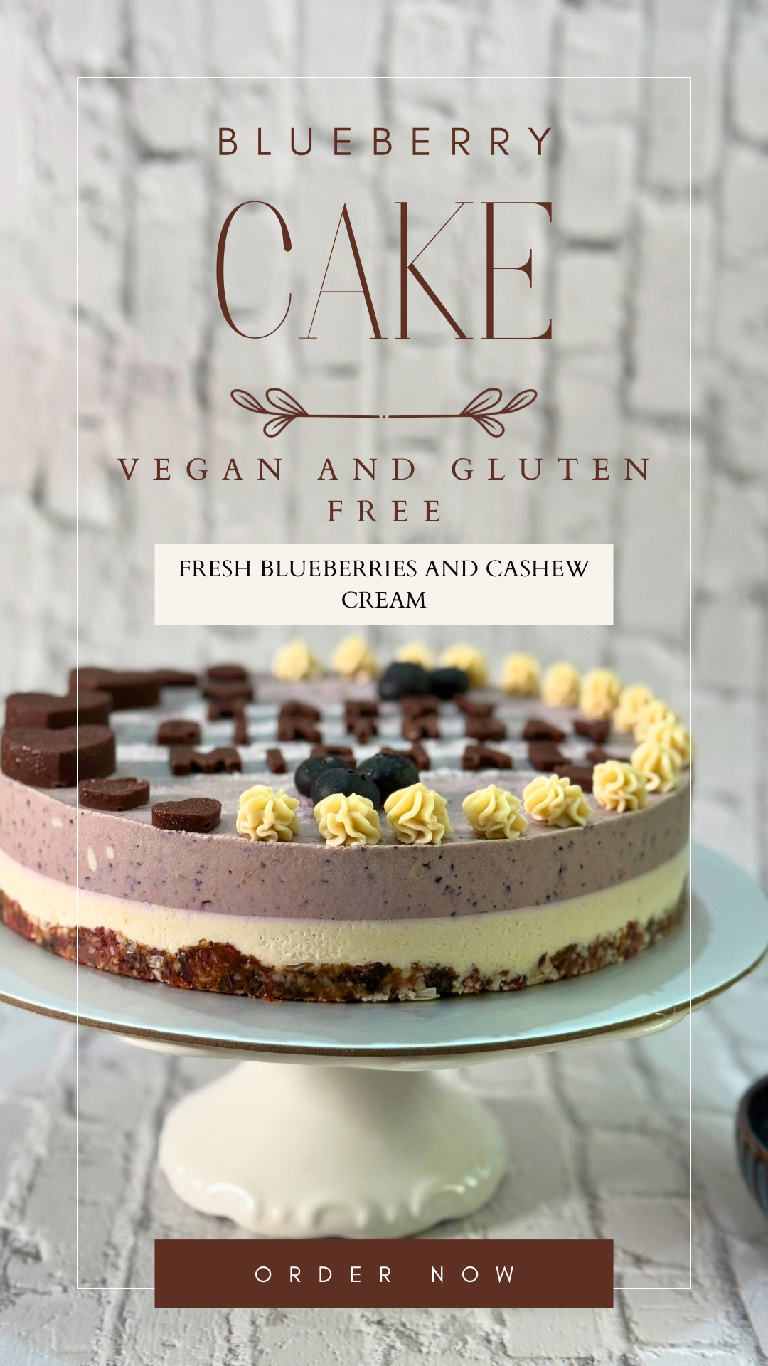 Blueberry Mousse Cake